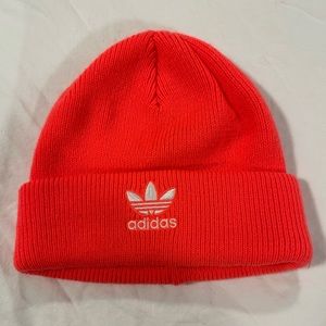Neon Pink Adidas Beanie
